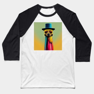 colourful meerkat Baseball T-Shirt